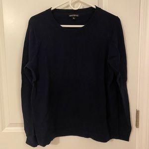 JCrew Factory Mercantile Navy *Closet Staple* Crew Neck Sweater